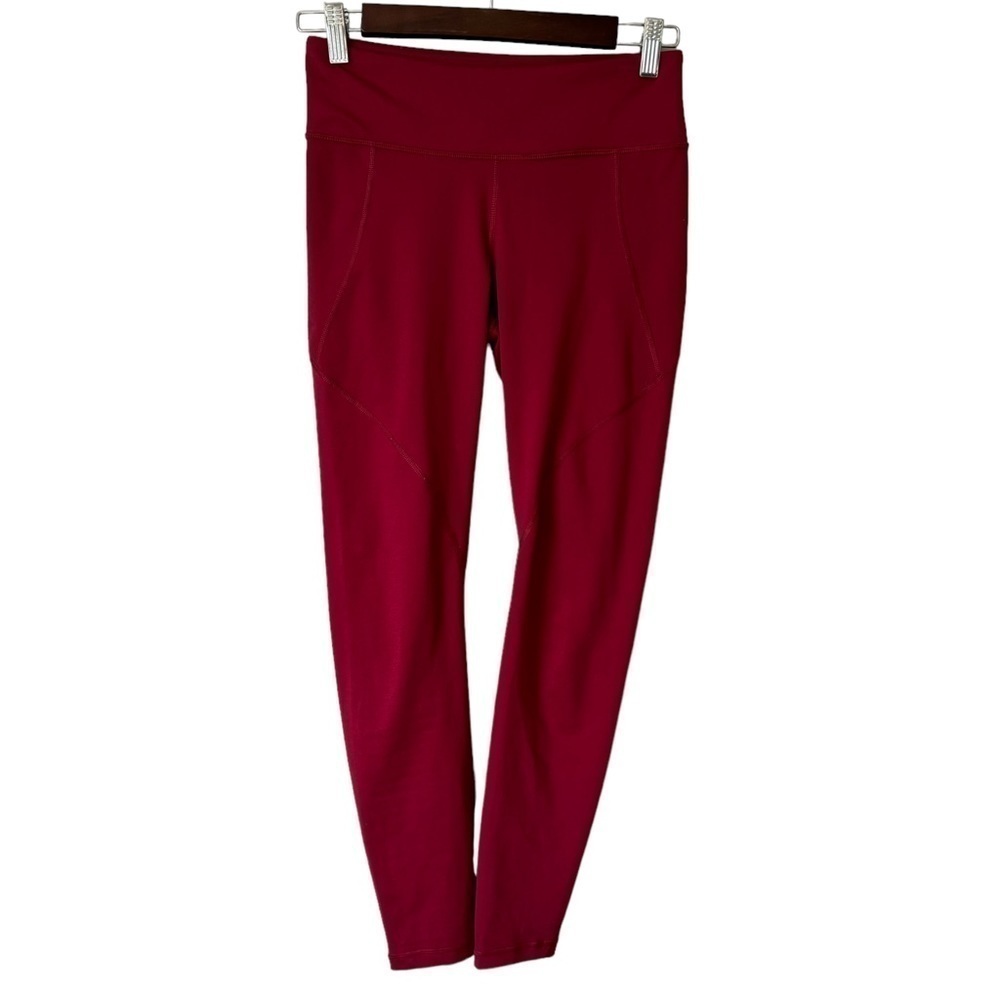 Patagonia Women's Centered Tights Roamer Red Size Small Yoga Gym